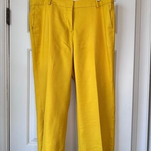 J. Crew Vibrant Yellow Pants